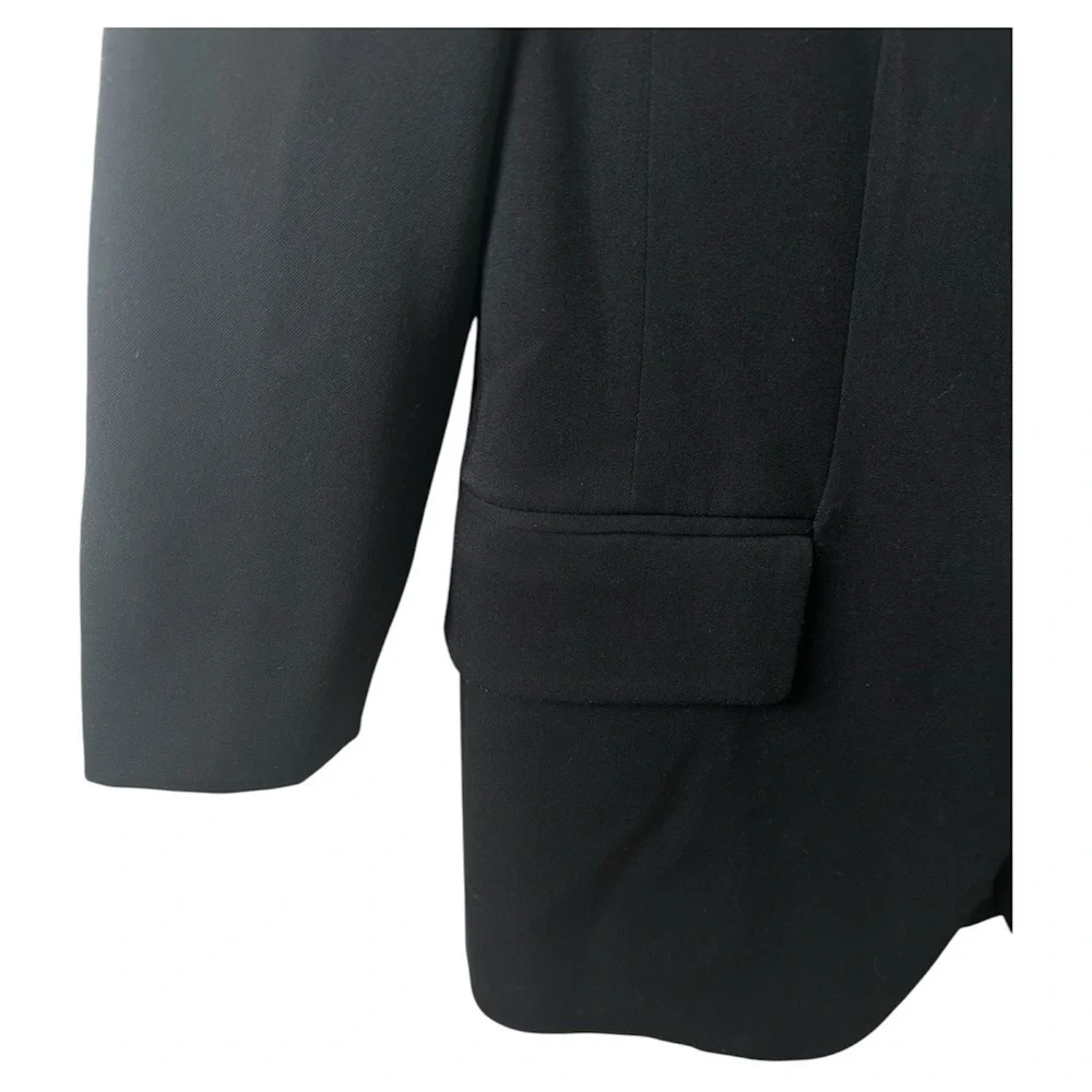 MM LaFleur Carson 2.0 Black Blazer Size 0 Career Work Office Minimalist - Picture 5 of 14